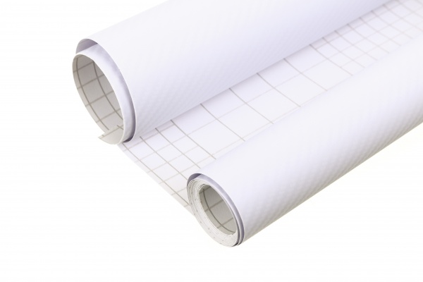 Плівка самоклейка захисна білий карбон 0,45x2 м