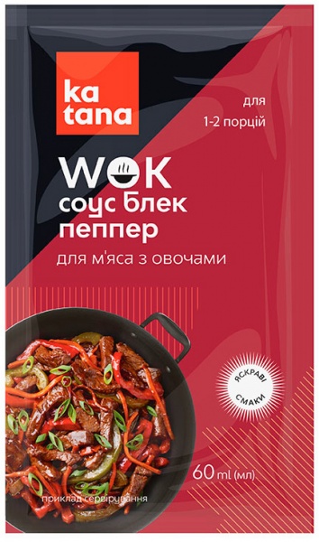 Соус Katana WOK Блек Пеппер 60 мл