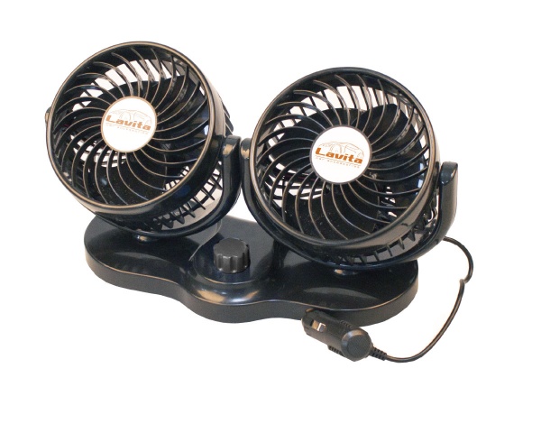 Вентилятор автомобильный двойной диаметр 5