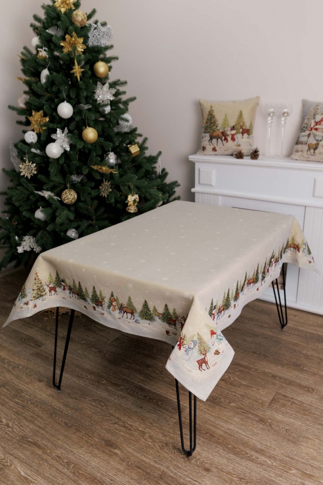 Подушка декоративная Снеговик 45x45 см La Nuit