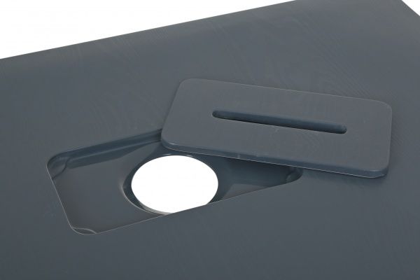 Піддон душовий ScandiSPA зі штучного мармуру 1200х800х40 мм граніт