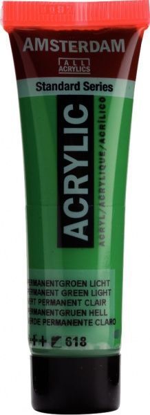Фарба акрилова перманентний зелений світлий 618 20 мл Amsterdam Standart Royal Talens