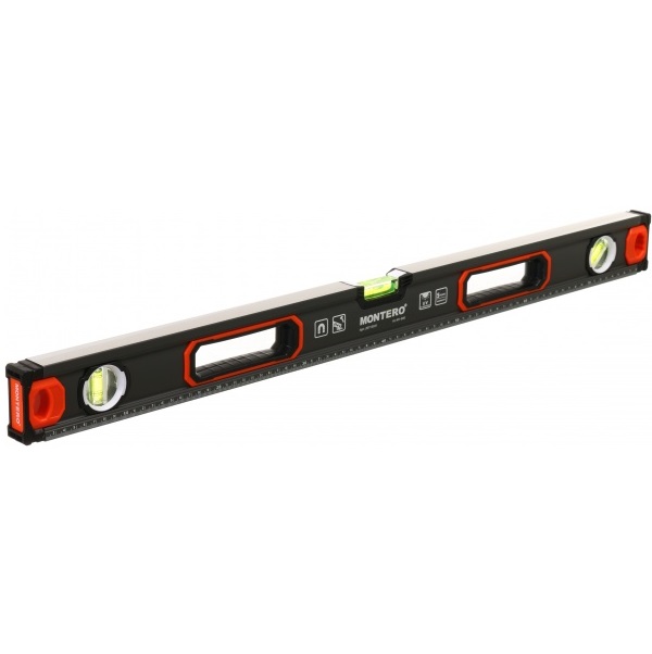 Рівень 80 см Montero з ручками магнітний AL-M1-800