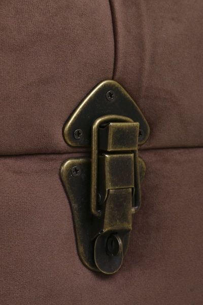 Сундук-пуф Shic B коричневый, 71,5х37х36,5 см велюр 