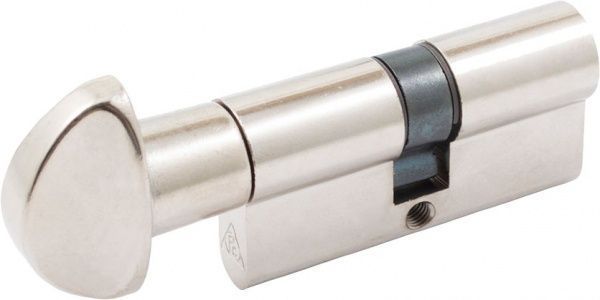 Циліндр Cortellezzi 117F 30x30 ключ-вороток 60 мм матовий нікель