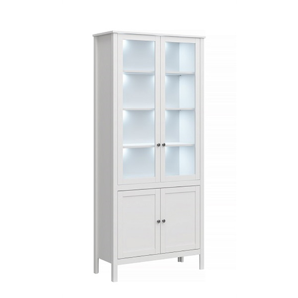 Витрина Mebelbos OLE 2d2w белый 