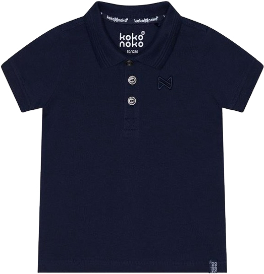 Поло для мальчиков Koko Noko р.122 темно-синий WN809 