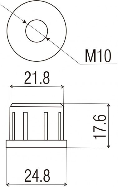Втулка с резьбой R-12M
