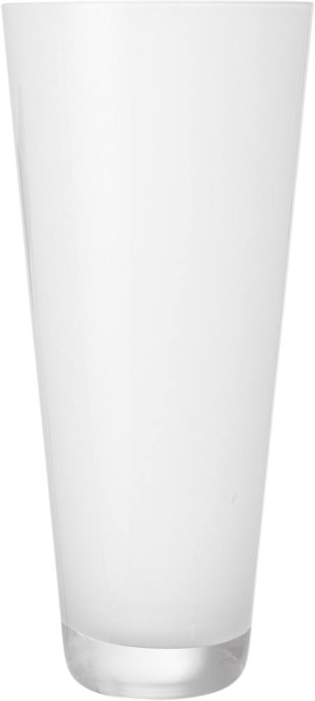 Ваза скляна Wrzesniak Glassworks Sofi 38 см біла 17-8816A