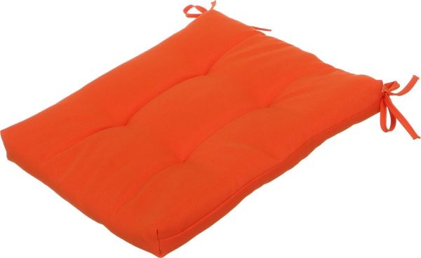 Подушка на стілець Веселка 40х40 см помаранчева