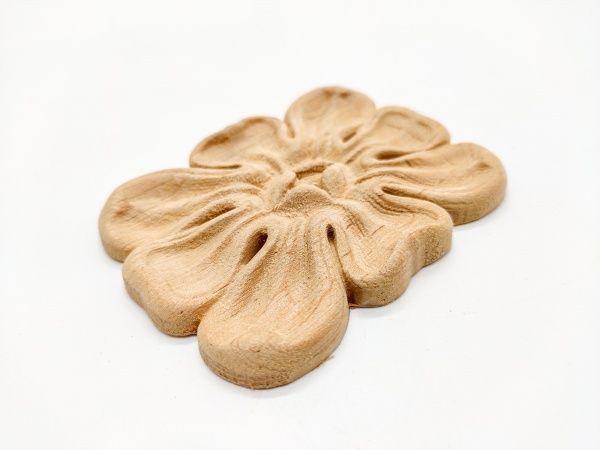 Декоративная панель деревянная розетка 2 шт. RZ.18.60 45х60x4 мм 