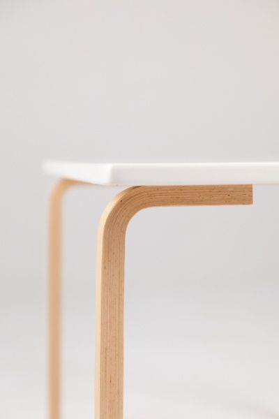 Стіл журнальний прямокутний бук/білий 750x450x500мм 