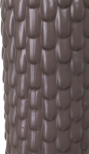 Ваза керамічна сіра Falled 11,5х25,5 см