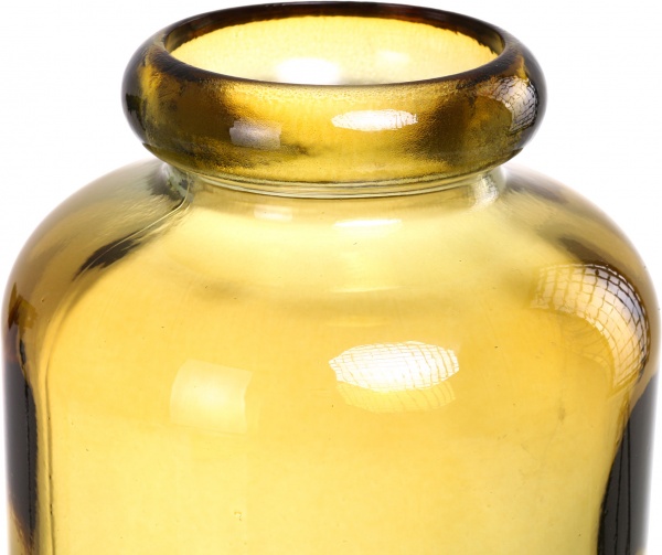 Ваза стеклянная Желто-золотой ALPINE San Miguel