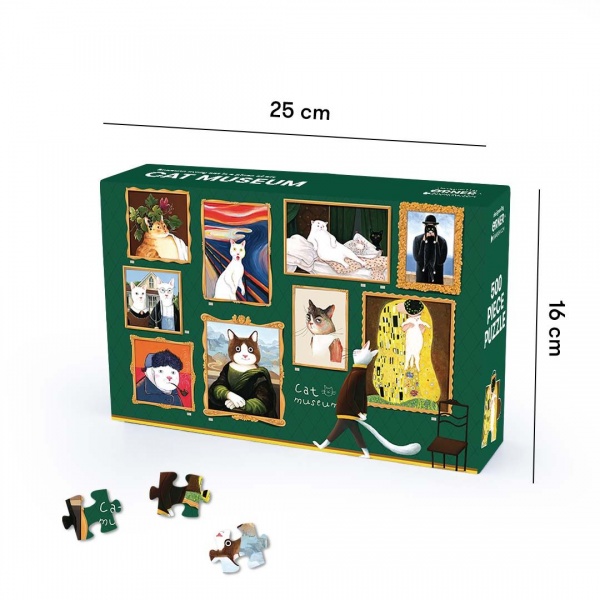 Пазлы InnaRuda Кошачий музей orner-1627