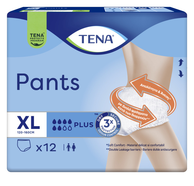 Подгузники-трусики Tena Pants Plus урологические размер XL 12 шт.