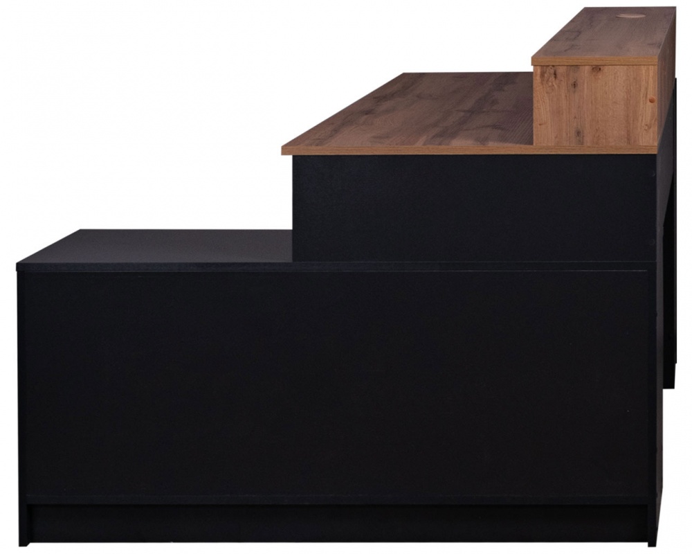 Стол письменный DC Слайго-1 750х1600х700 мм антрацит/дуб тахо