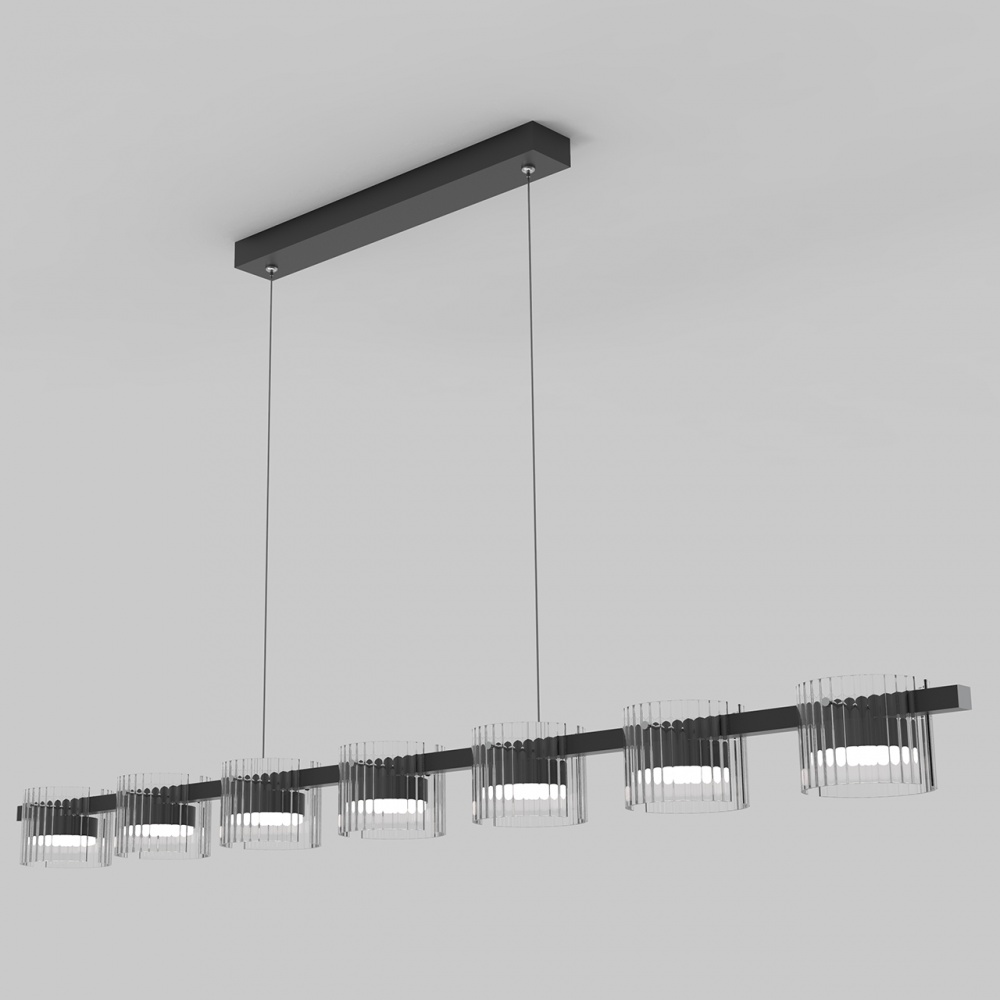 Світильник підвісний Hopfen STARK SKYER-GX-7-PD BK 7xGX53 чорний