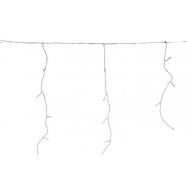 Гирлянда-штора LED 180 ламп 0.5x8 м белая