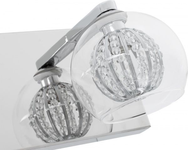 Бра Интеркласс НББ 01-2хХХ-087 2x40 Вт G9 хром W0298-02A 