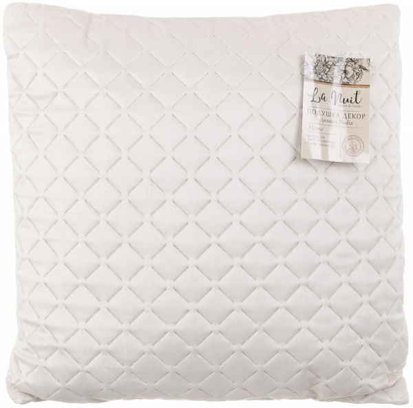 Подушка декоративная Nadia 45x45 см молочный La Nuit 