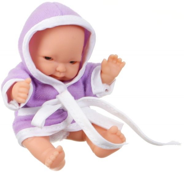 Пупс MERX Limited в шаре 12 см виниловый в халате MX0269215