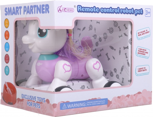 Інтерактивний робот Shantou Єдиноріжка 22.5х17х18.5 см біло-рожевий 1089A