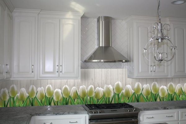 Наклейка на кухонный фартук Zatarga Тюльпаны 01 Z180102 65x250 см