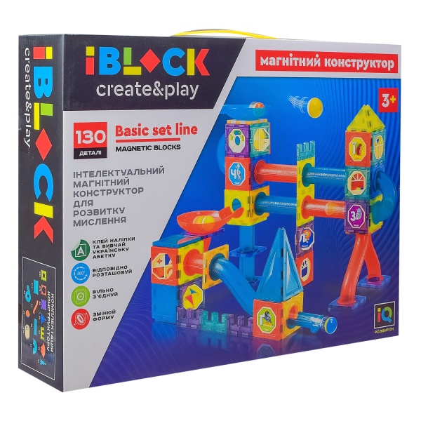 Конструктор магнітний Iblock PL-921-253