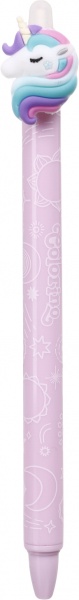 Ручка Colorino Єдиноріг пиши-стирай синя