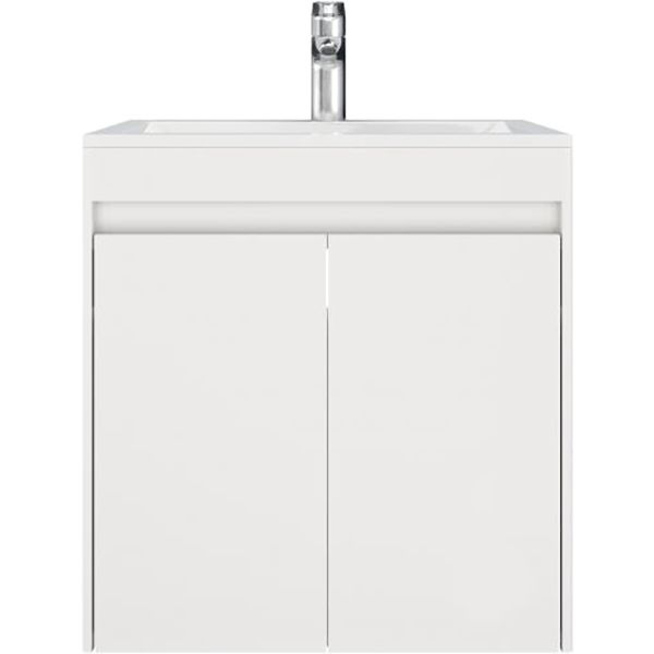 Тумба підвісна Water House Preference N1 60 МДФ білий глянець під умив.Como 60