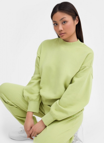 Свитшот 4F SWEATSHIRT 4FSS23TSWSF598-42S р. XS зеленый