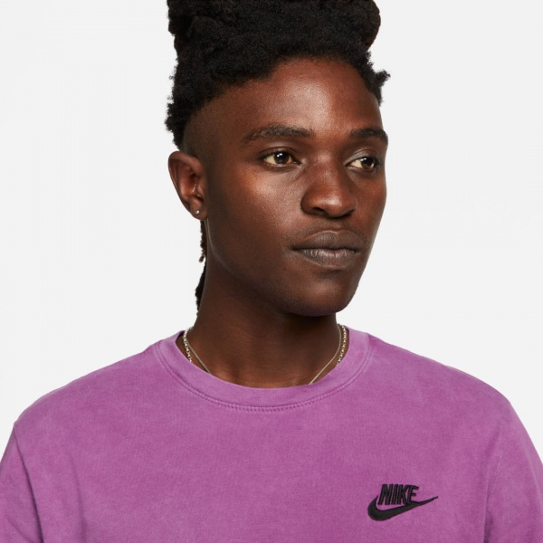 Футболка Nike M NSW TEE SALT FW WASH DZ2877-534 р.L фіолетовий