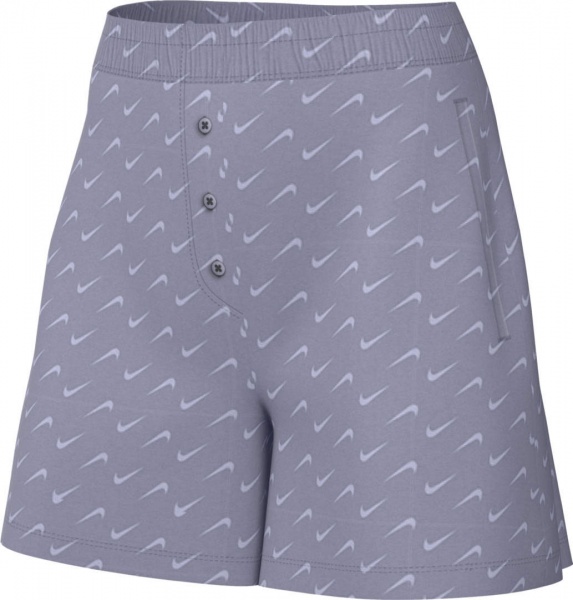 Шорты Nike W NSW EVRDY MOD HR WVN SHORT DV7932-519 р. S фиолетовый