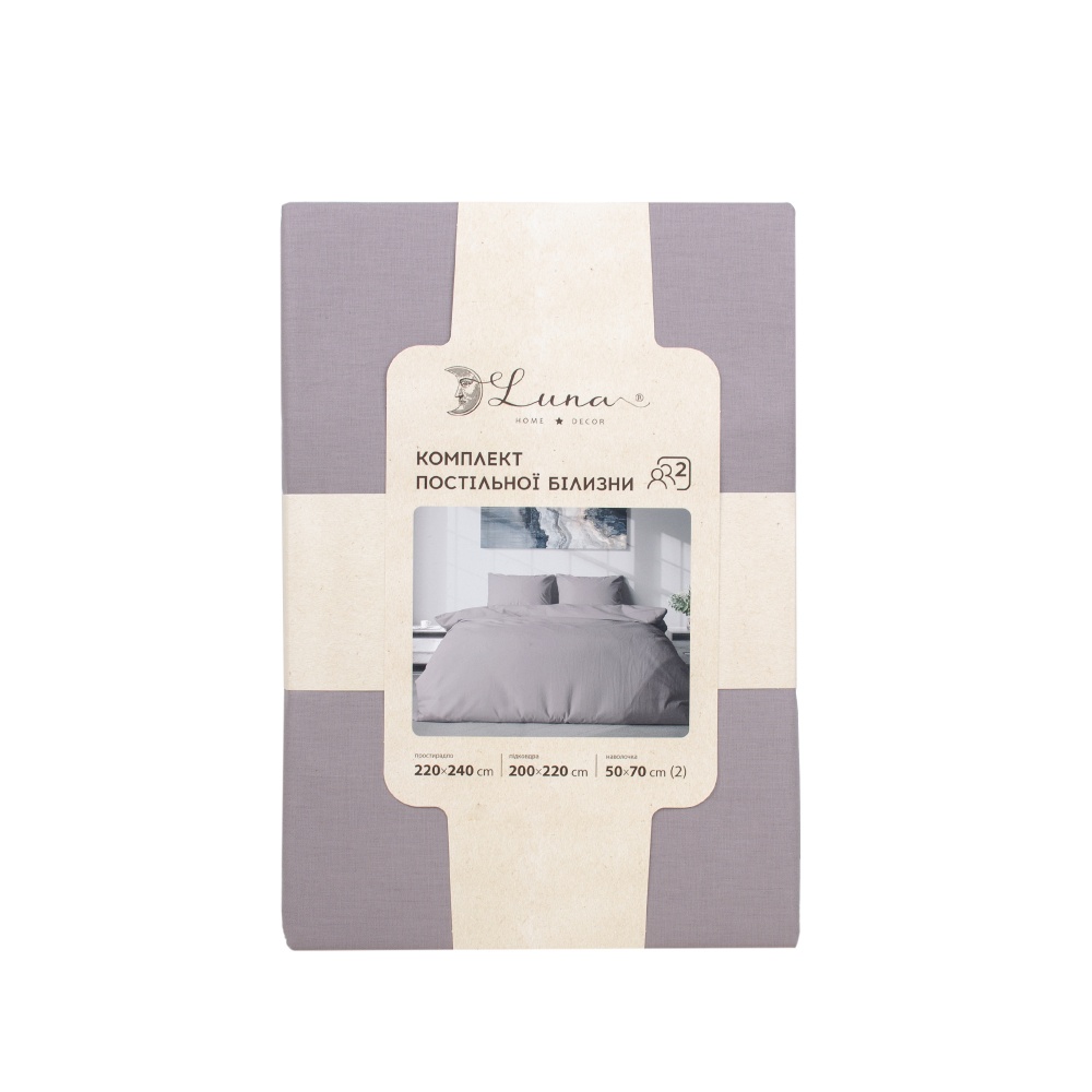 Комплект постельного белья Mono 2.0 тауп Luna