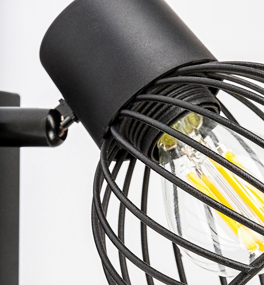 Спот Rabalux Aberama 1x10 Вт E14 чорний 73001