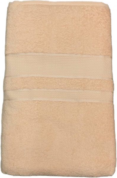 Простынь махровая 200x220 см кремовый ТЕКС 