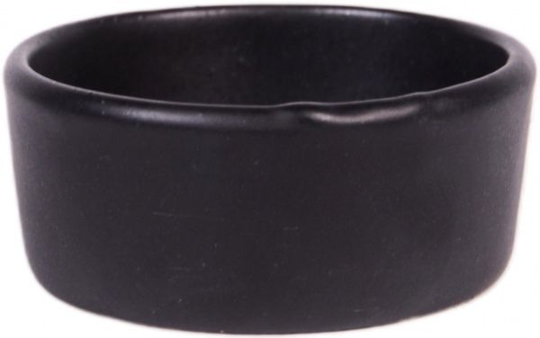 Соусник 50 мл 7 см Блек Мат Manna Ceramics