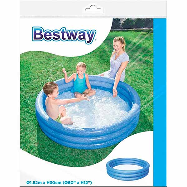 Басейн надувний Bestway дитячий d=152 см колір в асортименті