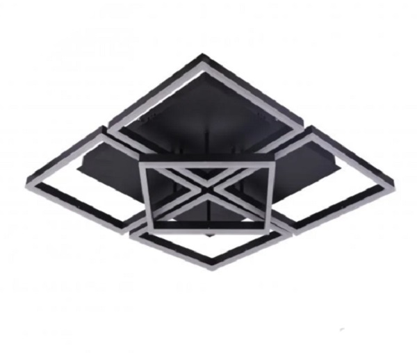 Люстра Miorro LED Senso 136 Вт чорний 51-313-017