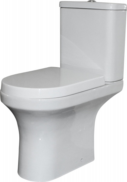 Унитаз-компакт EGO FUSION Rimless 3/6 л з сид. S/C Slim HTT-CIT37