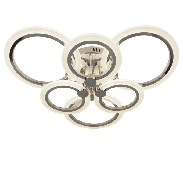 Люстра светодиодная Victoria Lighting с пультом д/у 112 Вт хром Fanny/PL8 