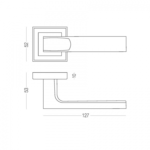 Комплект фурнітури WC Linde A-2010 White 96 мм білий без петель