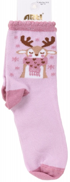 Носки для девочек ARTI 200060 р.7-8 светло-розовый 