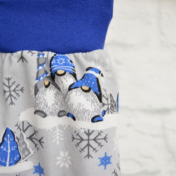 Ползунки ясельные Blanka Гномы р.62 синий 110073 