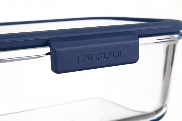 Контейнер для хранения Glace стеклянный 1200 мл Flamberg Premium