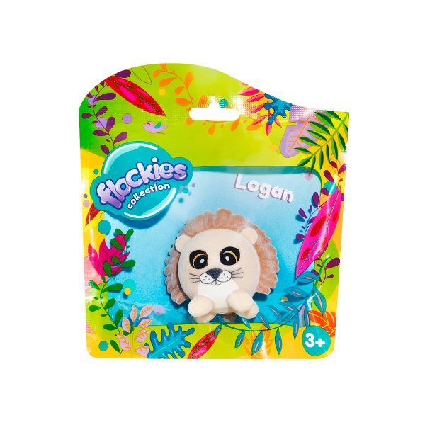 Фігурка колекційна Flockies Лев Логан FLO0108 