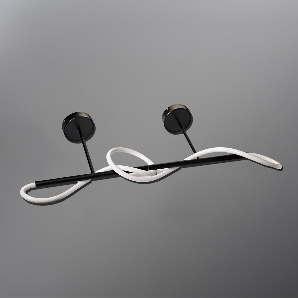 Люстра светодиодная Berger 1x50 Вт LED-модуль черный 7004-PL-50 Black