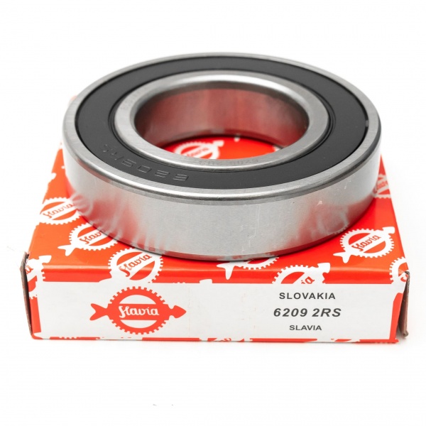 Подшипник SLAVIA радиальный шариковый 6209 2RS (ГОСТ 180209)