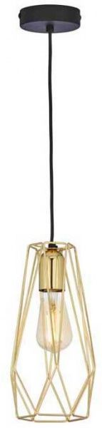Светильник подвесной TK Lighting LUGO GOLD 1x60 Вт E27 золотой 2696 